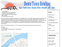 Tablet Screenshot of downtown-bowling.no